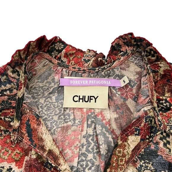 Chufy Forever Patagonia Paisley Sleeveless Blouse Multicolor Size‎ Small Boho - Picture 4 of 9